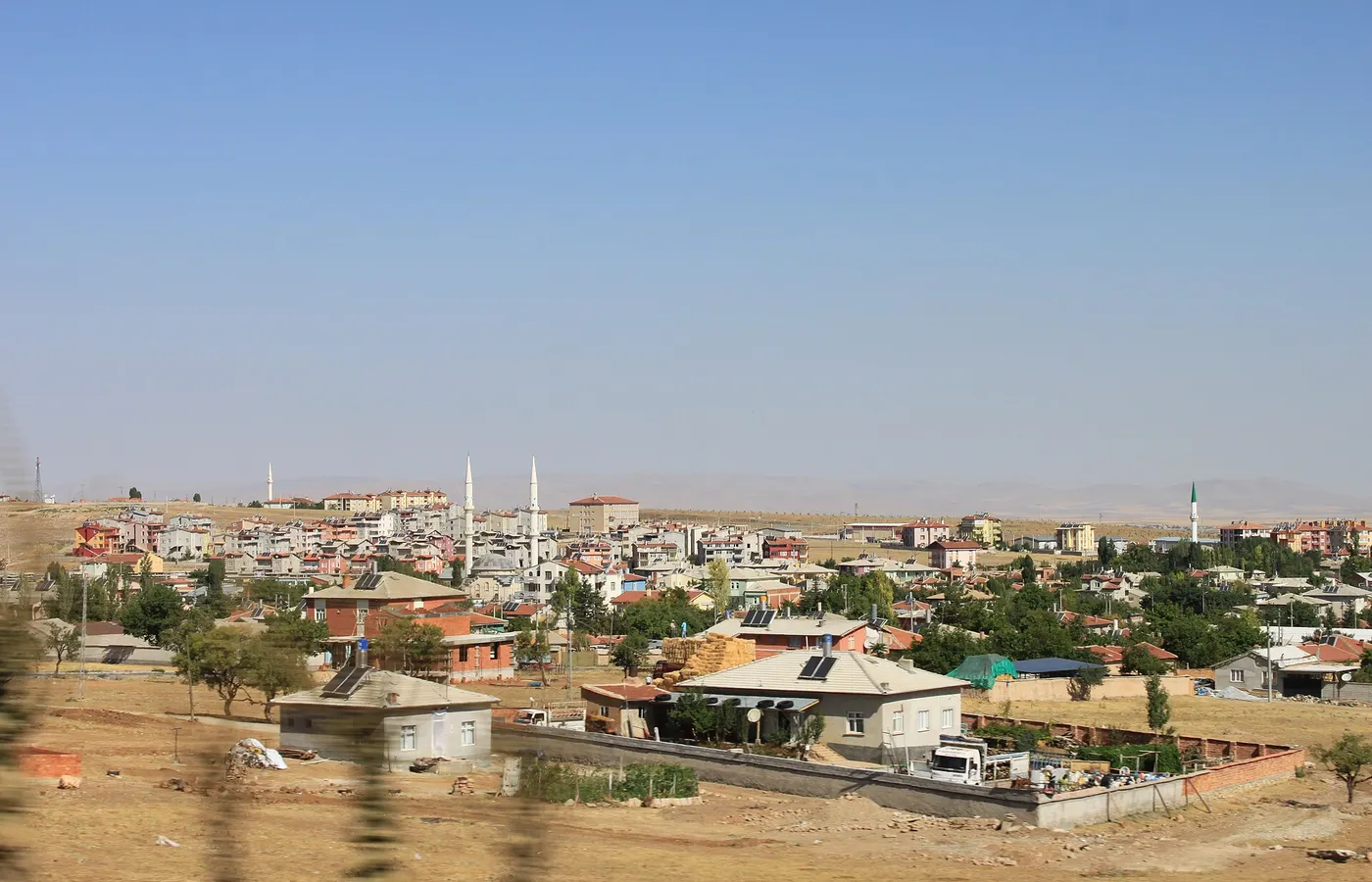 Kadınhanı ilçe merkezinin panoramik görünümü