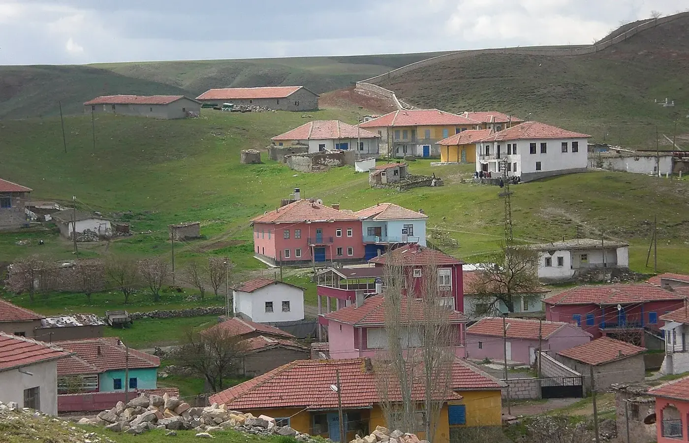 Kulu’ya bağlı Kömuşini köyü yerleşimi
